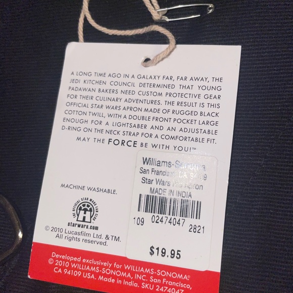 Sonoma Williams Star Wars Kids Apron - Picture 7 of 8